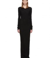 photo Black Full Jersey Thermal Mini Rib Dress by Our Legacy - Image 1