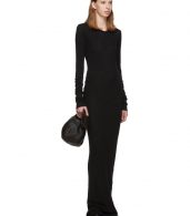 photo Black Full Jersey Thermal Mini Rib Dress by Our Legacy - Image 5