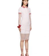photo Red Printed Condom Polo Dress by Y/Project - Image 2