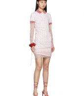 photo Red Printed Condom Polo Dress by Y/Project - Image 5